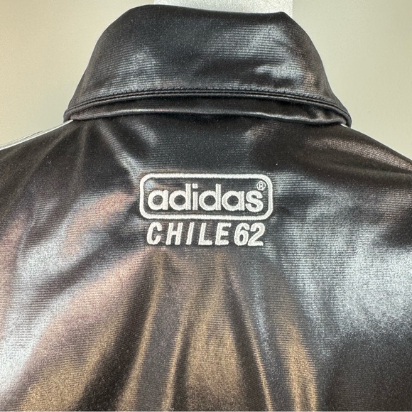 RARE Vintage Adidas Chile 62 Men’s Faux Leather Glanz Track Jacket (2008) - Picture 7 of 12